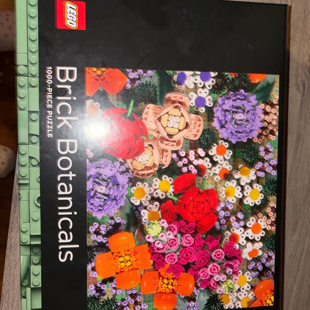 LEGO Brick Botanicals Puzzle with Vibrant Colors